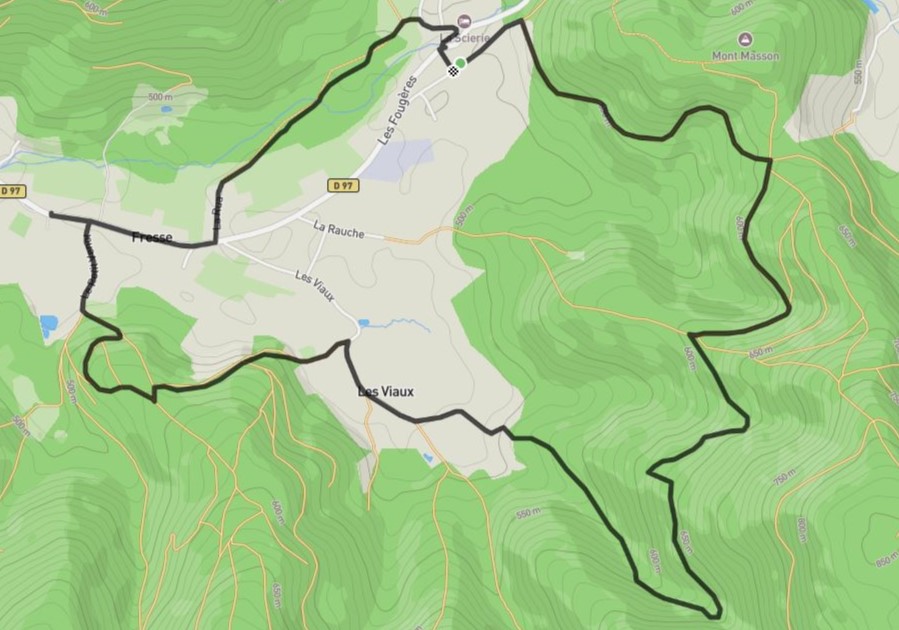 Tracé Le 9 km