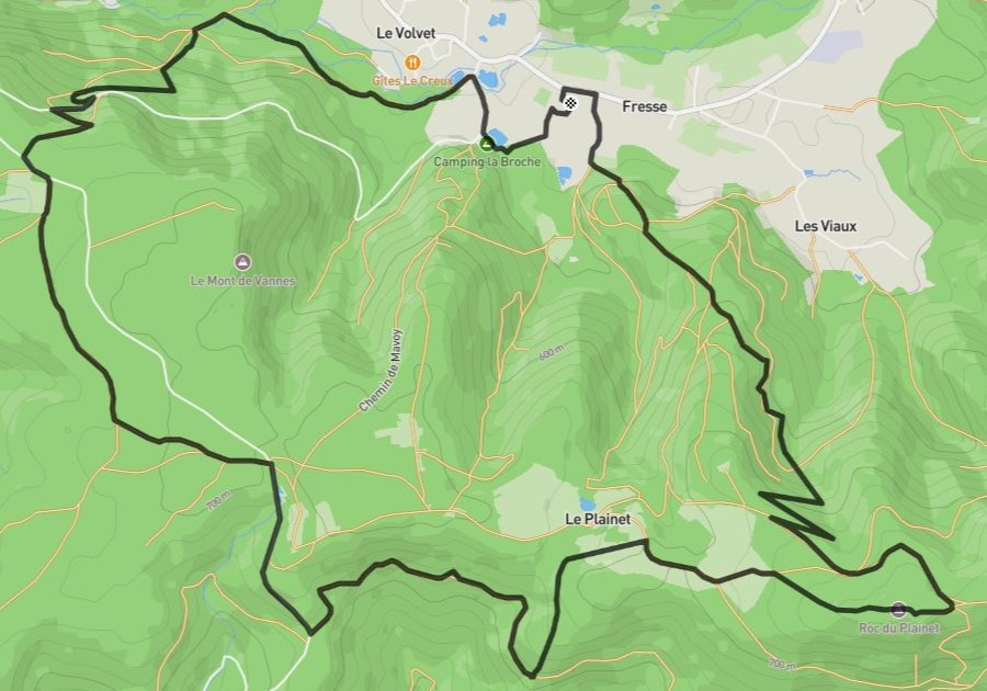 Tracé Le 13 km