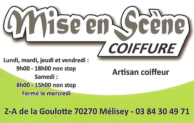 Sponsor Mise en scène coiffure
